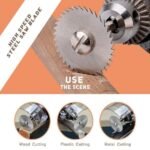 HSS Mini Circular Saw Blade Set with Mandrel | 6PCS Rotary Cutting Disc Kit for Wood, Plastic & Soft Metal - Image 6