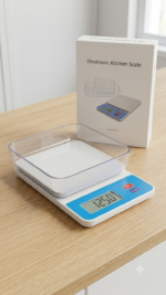 Digital Electronic Kitchen Scale with Bowl | High Precision Food Weighing Scale 1g Accuracy - Image 2