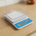Digital Electronic Kitchen Scale with Bowl | High Precision Food Weighing Scale 1g Accuracy