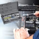 AIWA 40 PCS Combination Socket Ratchet Wrench Set | Metric & SAE Socket Tool Kit - Image 4