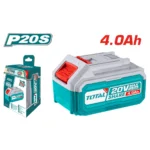 TOTAL 20V 4.0Ah Lithium-Ion Battery Pack TFBLI20021 | P20S Cordless Tool Battery