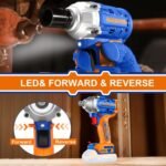 WADFOW 20V Cordless Impact Driver & Wrench Kit - Image 3