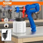 Wadfow 500W Electric Spray Gun WEG1A18 – 800ml Paint Sprayer - Image 2