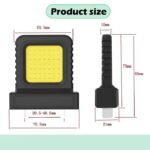 Cordless LED Spotlight Work Light for Power Tool Batteries
