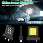 Cordless LED Spotlight Work Light for Power Tool Batteries - Image 3