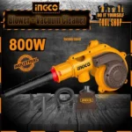 Ingco INDUSTRIAL 2 In 1 – Vacuum Cleaner And Aspirator Blower – 800W Variable Speed and 100% Copper Motor Winding AB8038
