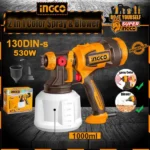 INGCO Color Spray Gun HVLP Paint Zoom and Blowering Industrial SPG4506 – 530W